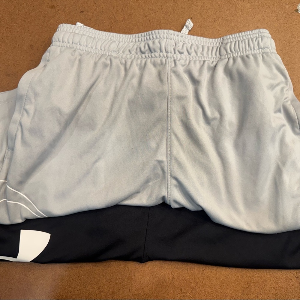 Lot of 2 Under Armour Black & Gray Shorts - Size Large